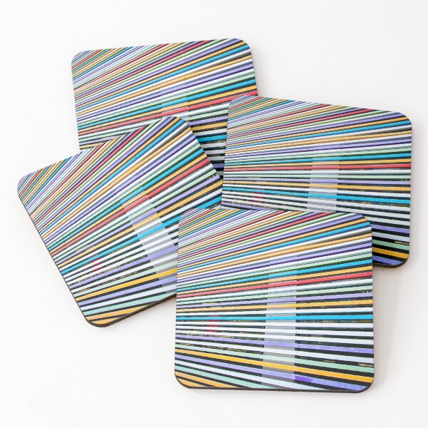Item preview, Colored Lines On The Wall [ Print & iPad / iPod / iPhone Case ] designed and sold by Mauricio Santana.