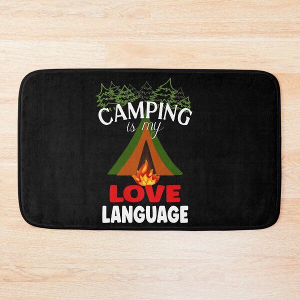 Item preview, Camping is my Love Language, Camping Lover designed and sold by orangeblue21.
