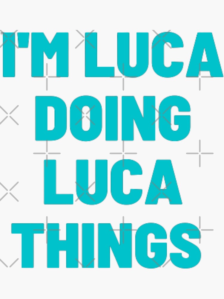 Luca Human Sticker for Sale by TrashNebula04