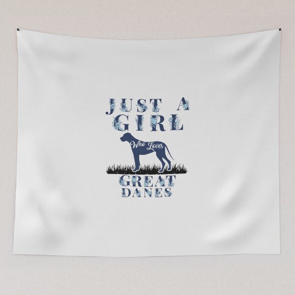 Item preview, Just A Girl Who Loves Great Danes | Perfect Gift designed and sold by sharajudi.
