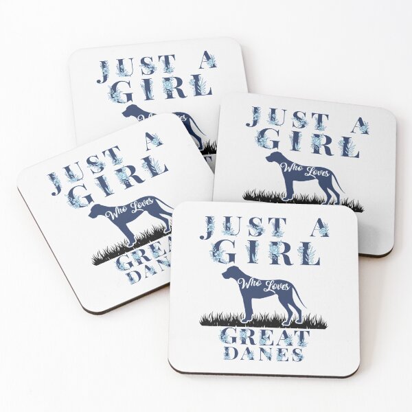 Item preview, Just A Girl Who Loves Great Danes | Perfect Gift designed and sold by sharajudi.