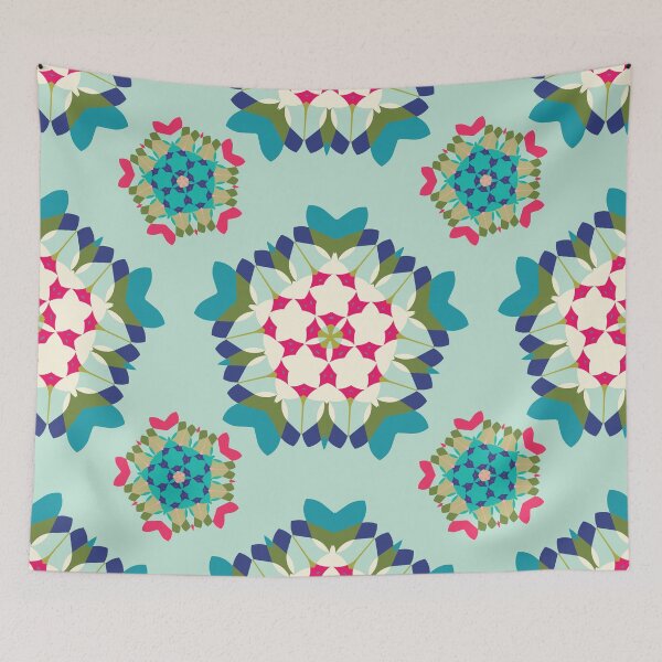 Item preview, Modern Flower Pattern Artwork 06 Color 05 designed and sold by Stefanie Boike.