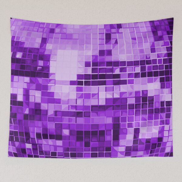 Item preview, Purple Disco Ball Pattern designed and sold by Deborah Camp.