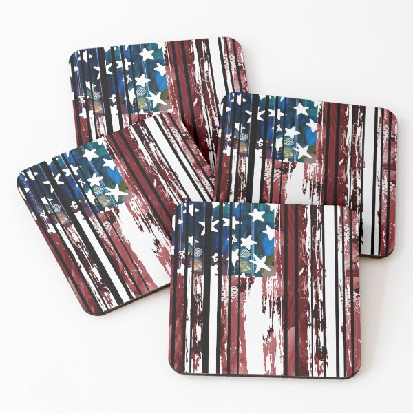 Item preview, America With Distressed American Flag/ Patriotic designed and sold by Designs By YL.