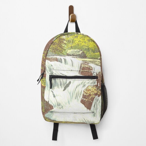 Item preview, Vintage Illustration of Inversnaid Falls, Loch Lomond, Scotland designed and sold by yourscotland.