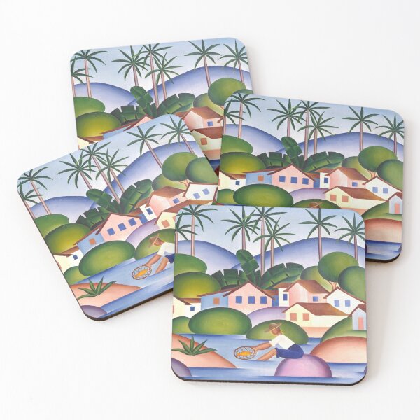 Item preview, Tarsila do Amaral - An Angler - Fisherman - Brazilian artist painting designed and sold by MindChirp.