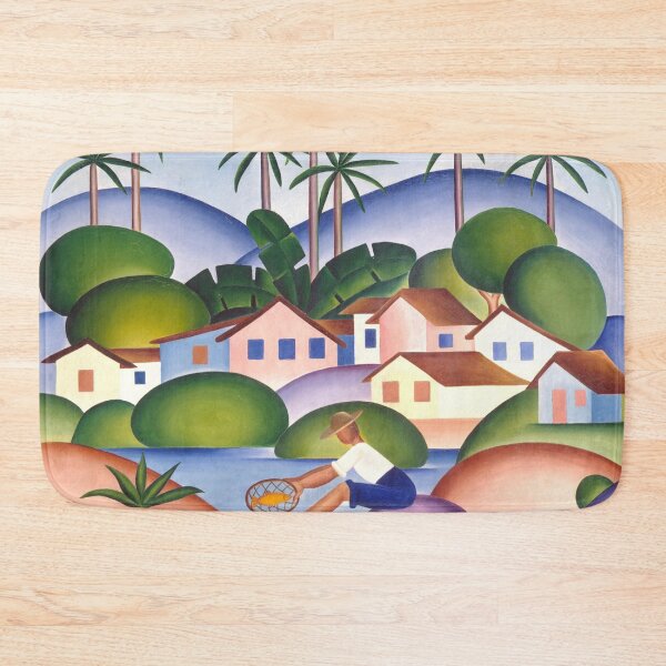 Item preview, Tarsila do Amaral - An Angler - Fisherman - Brazilian artist painting designed and sold by MindChirp.