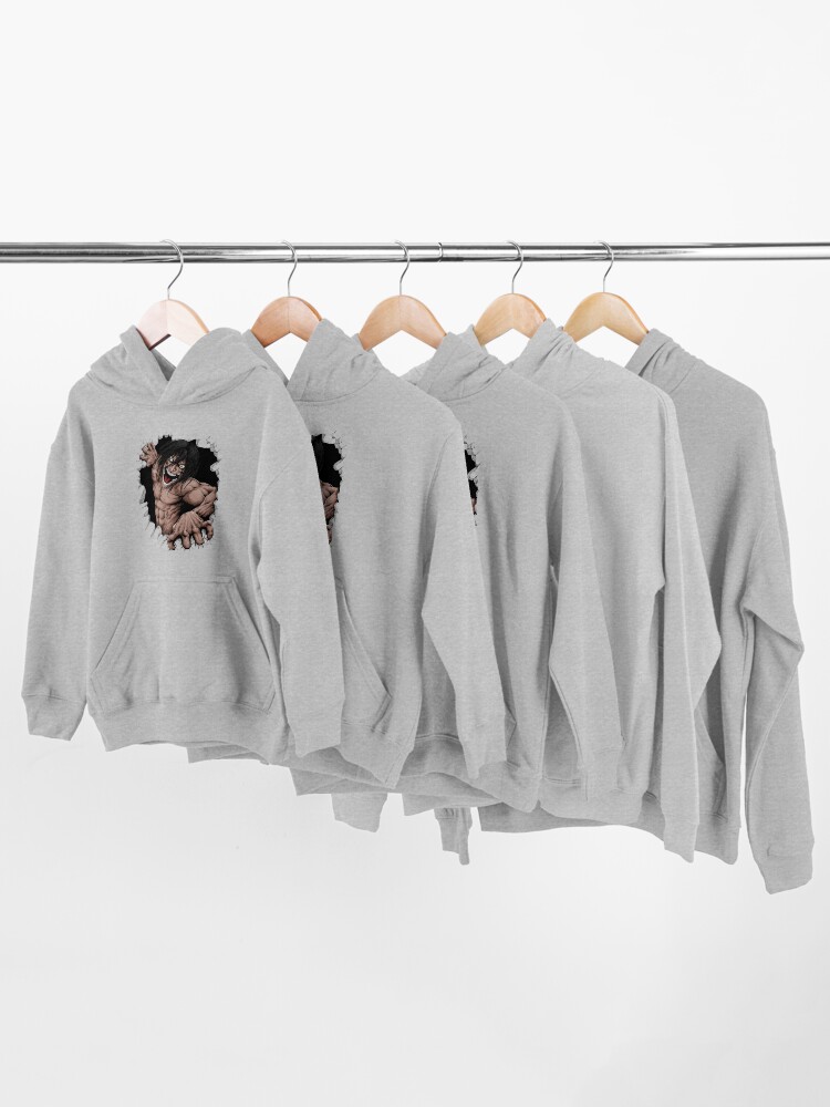 Alternate view of Titan Eren Kids Pullover Hoodie