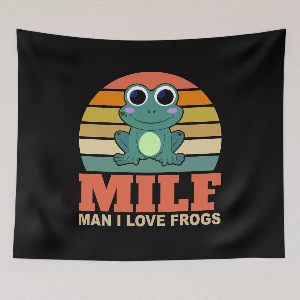 Aperçu de l'œuvre MILF homme j'aime les grenouilles créée et vendue par EvengoDesign89.