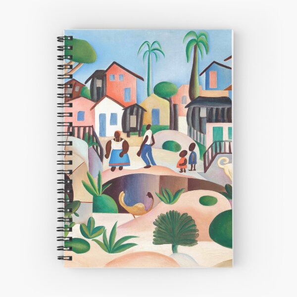 Item preview, Tarsila do Amaral - The Hill of the Favela - Morro da Favela - Brazilian artist painting designed and sold by MindChirp.
