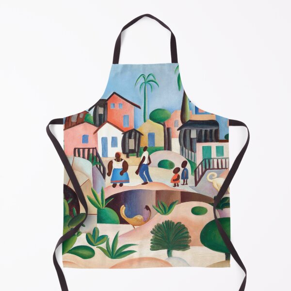 Item preview, Tarsila do Amaral - The Hill of the Favela - Morro da Favela - Brazilian artist painting designed and sold by MindChirp.
