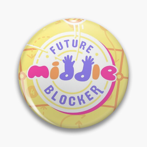 Item preview, Future Middle Blocker Baby Design Yellow designed and sold by 804 Volleyball Swag  Volleyball Merch for players and fans.