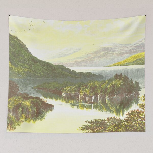 Item preview, Vintage Illustration of Loch Katrine, Scotland designed and sold by yourscotland.