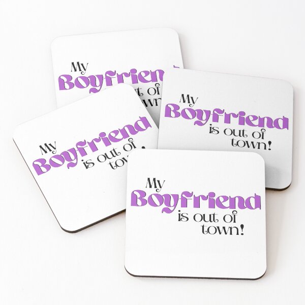 Item preview, My boyfriend is out of town! designed and sold by The Feel Good Merch.