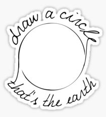 Draw a Circle Sticker