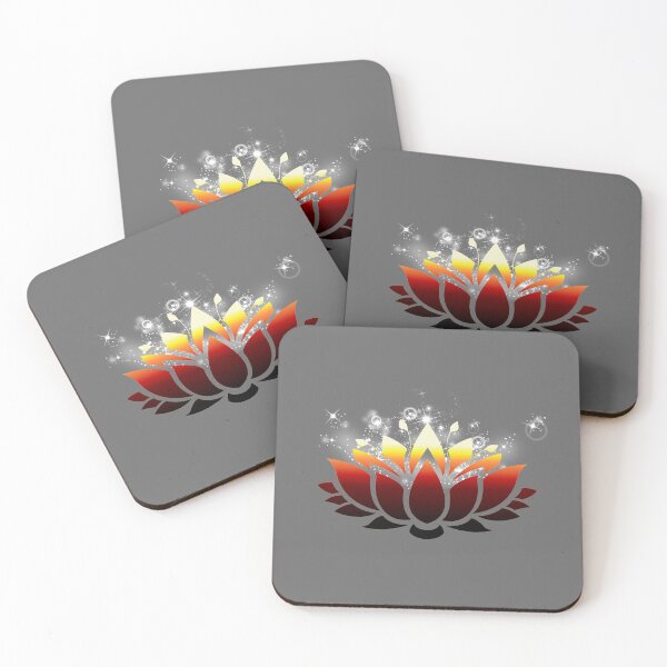 Item preview, Sparkling Summer Lotus In Flame Hue designed and sold by RosieSunflower.