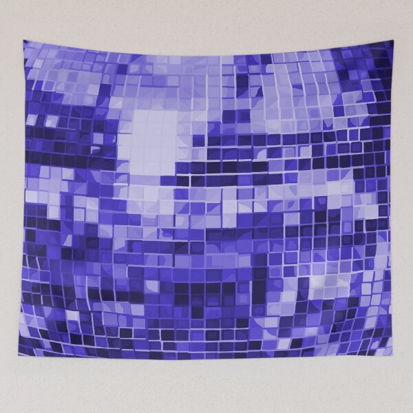 Item preview, Indigo Disco Ball Pattern designed and sold by Deborah Camp.
