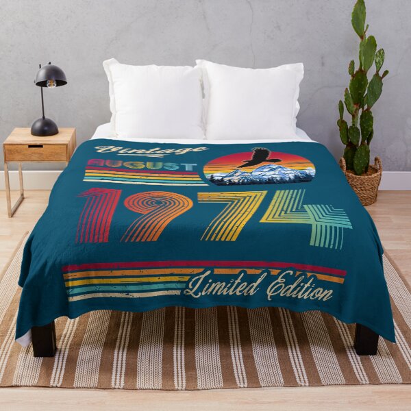 Item preview, August 1974 Birthday designed and sold by GreenSplash.