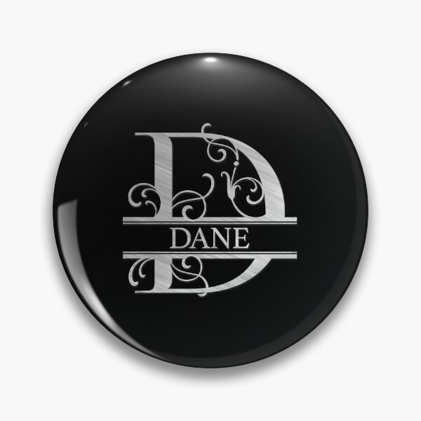 Item preview, Dane Name - Silver Metallic Style  Monogram Letter D The Dane Name Gift For Dane | Perfect Gift designed and sold by sharajudi.