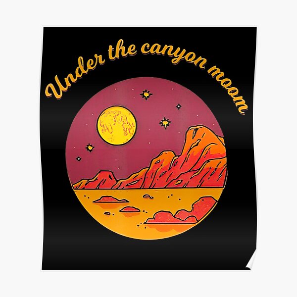  Vintage Harry Styles Canyon Moon Canvas Art Poster Wall Art  Poster & Print Home Poster Wall Art Hanging Picture Print Bedroom  Decorative Painting Posters Room Aesthetic 12x18inch(30x45cm) : Hogar y  Cocina