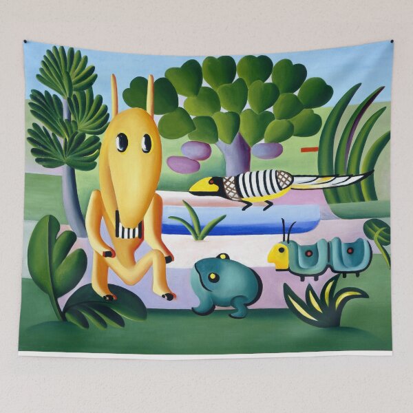 Item preview, Tarsila do Amaral - A cuca - To Rack ones brains - Brazilian artist painting designed and sold by MindChirp.