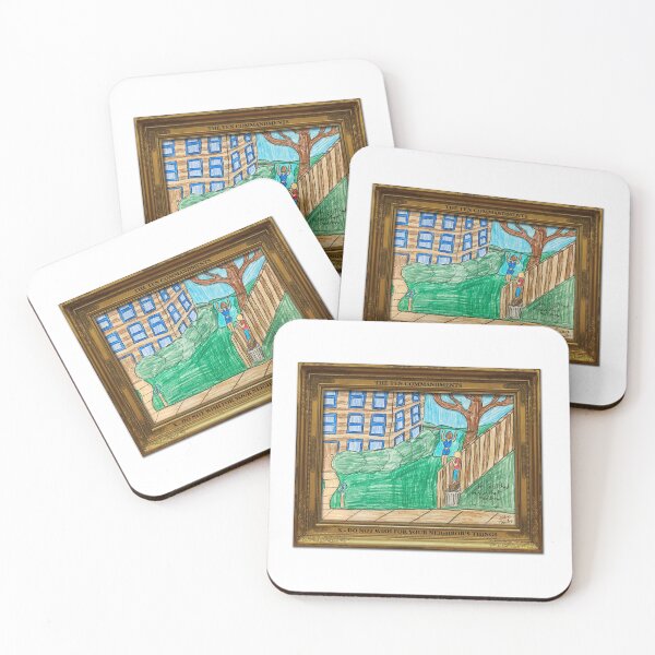 Item preview, 10 Commandments: (X) DO NOT WISH FOR YOUR NEIGHBORS THINGS designed and sold by SAMGordonART.
