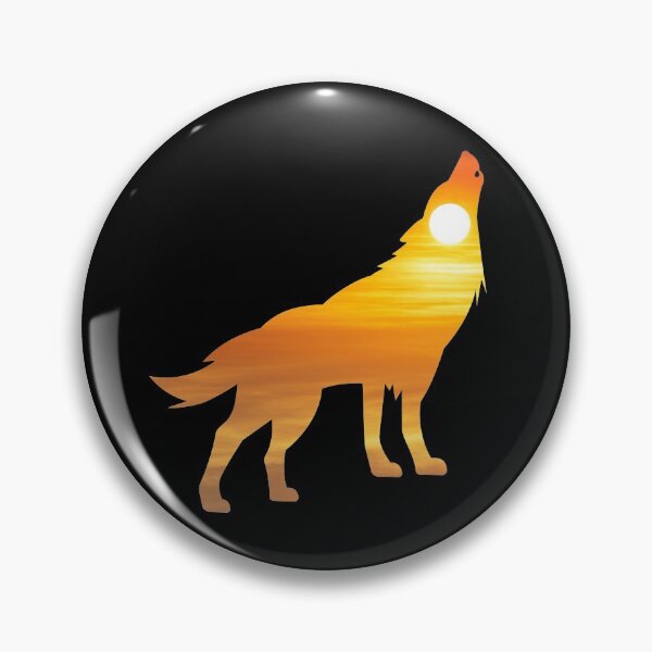 Item preview, Wolf Silhouette Sunrise designed and sold by alaechamlal.