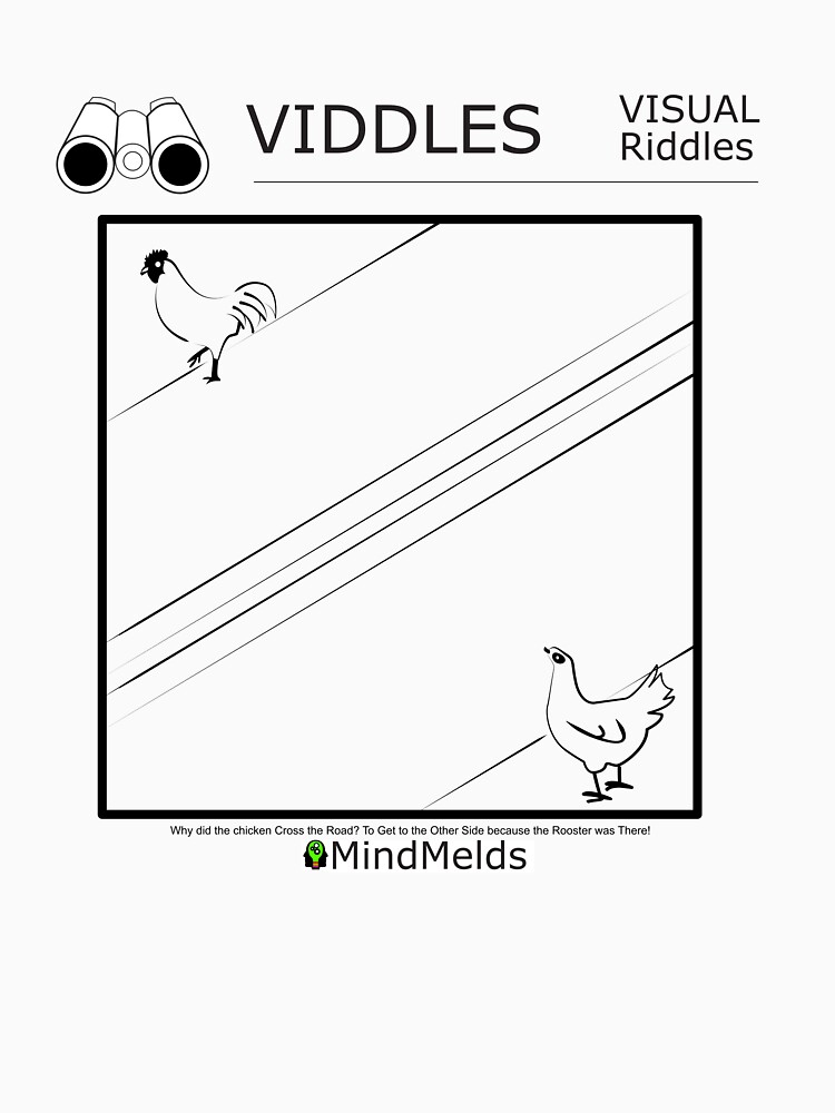 The Viddles Series - Chicken Cross the Road by ThinkinClothing