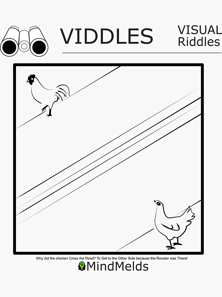 The Viddles Series - Chicken Cross the Road by ThinkinClothing