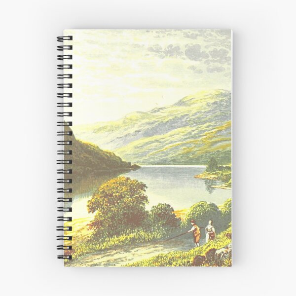 Item preview, Vintage Illustration of Loch Lubnaig, Scotland designed and sold by yourscotland.