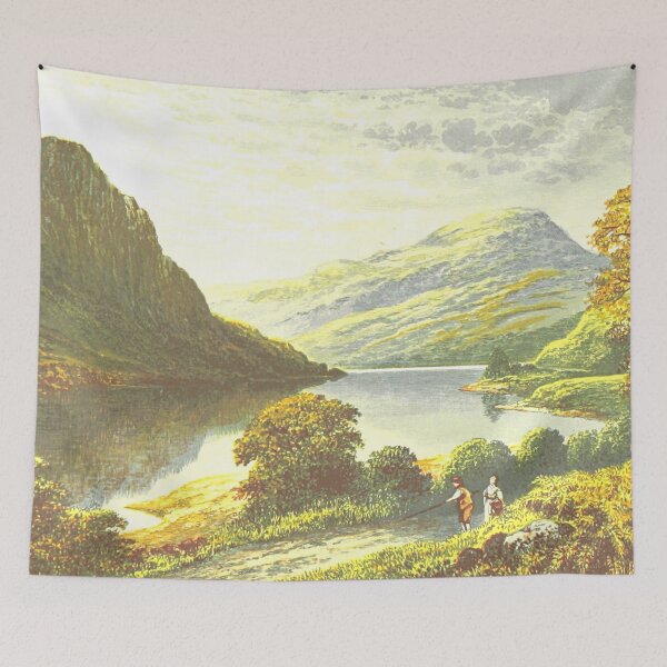 Item preview, Vintage Illustration of Loch Lubnaig, Scotland designed and sold by yourscotland.