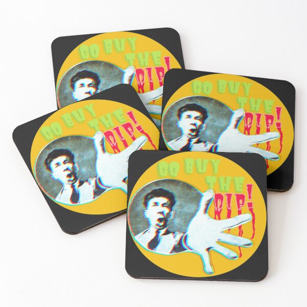 Item preview, Buy the Dip | Crypto Hodler | Vintage | Yellow | Pop Aesthetics designed and sold by spinolator.