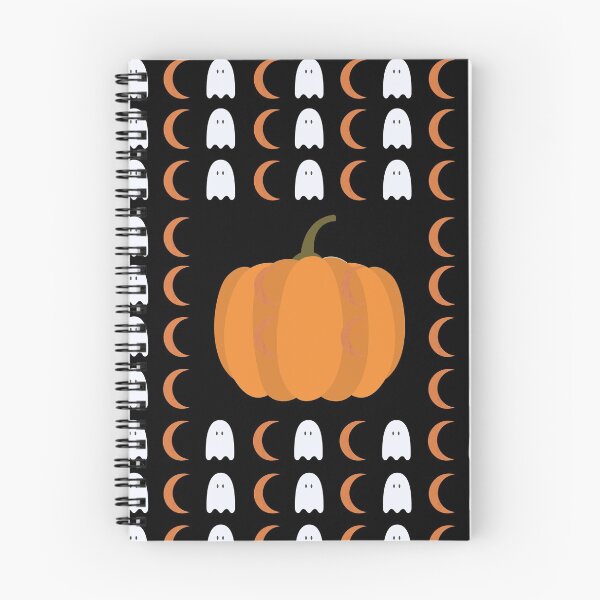 Item preview, Halloween/Orange Crescent Moon and Ghost Pattern w/Pumpkin in Center designed and sold by ShaunSandhu.