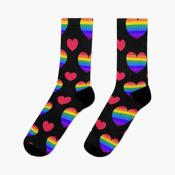 Item preview, Rainbow Hearts designed and sold by ArtfulDoodler.