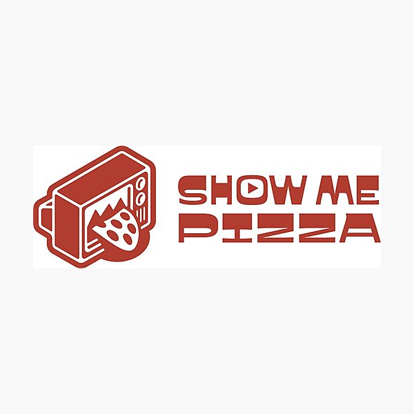 Item preview, SMP block logo red designed and sold by showmepizza.