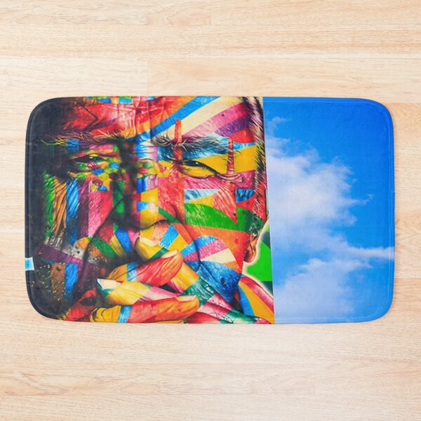 Item preview, Eduardo Kobra Brazil street artist tribute to Brazilian architect Oscar Niemeyer designed and sold by MindChirp.