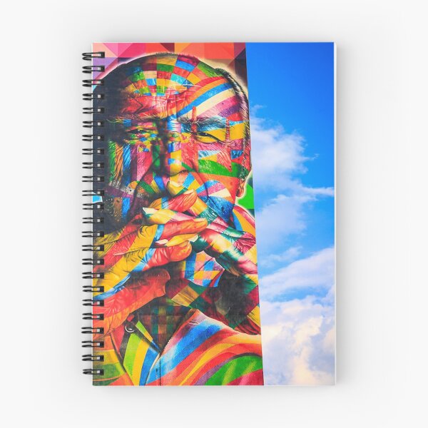 Item preview, Eduardo Kobra Brazil street artist tribute to Brazilian architect Oscar Niemeyer designed and sold by MindChirp.