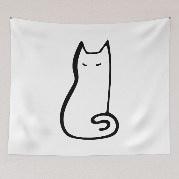 Item preview, Simple Cat Graphic designed and sold by Arianna Khalil.