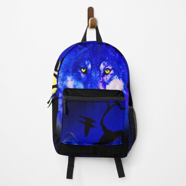 Item preview, Wolf night design with the moon for you and your lovely one. designed and sold by bluehatgraphics.
