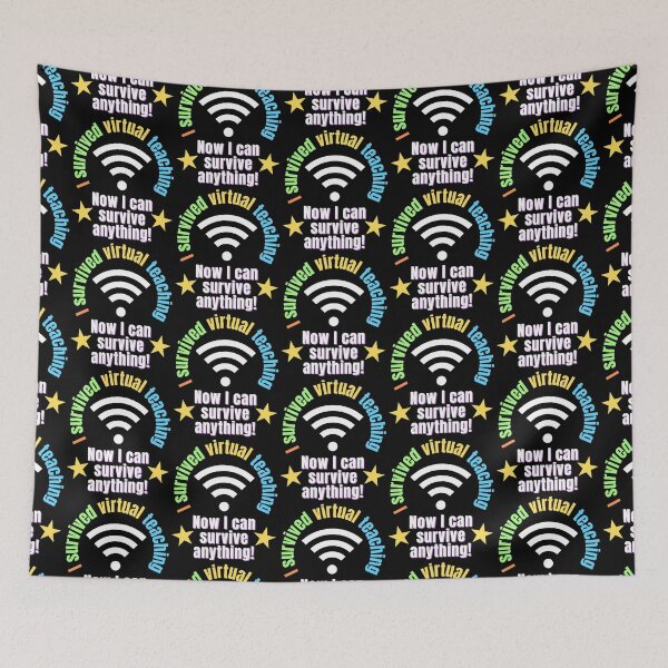 Item preview, I Survived Virtual Teaching I Can Survive Anything designed and sold by WhimsicaliTee.