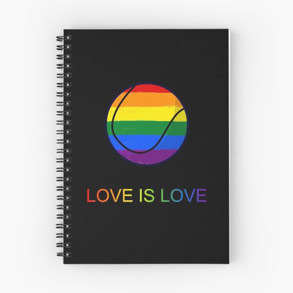 Aperçu de l'œuvre Love is Love - Pride Rainbow Tennis créée et vendue par Watersolution.