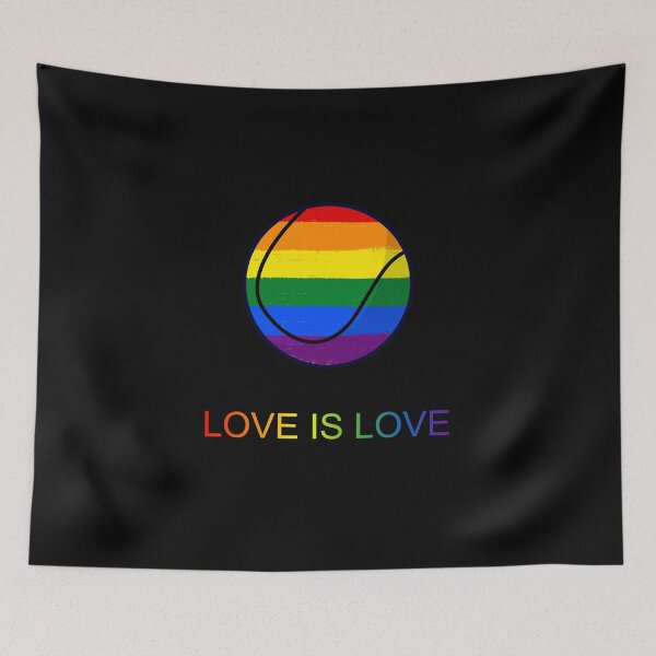 Item preview, Love is Love - Pride Rainbow Tennis  designed and sold by Watersolution.
