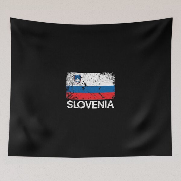 Artikelvorschau, Slowenische Flagge Vintage Made In Slowenien Geschenk entworfen und verkauft von bramlettaw.