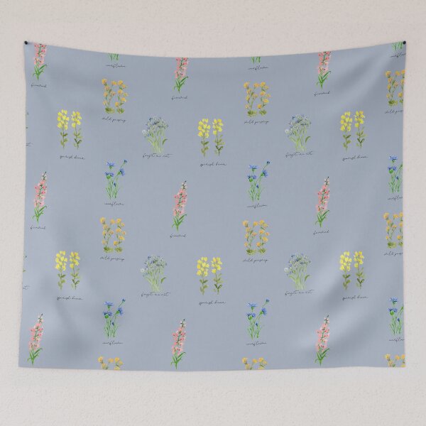 Item preview, Wildflower Garden Pattern designed and sold by Jyn Branik.