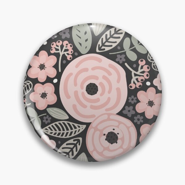 Item preview, pastel pink bouquet on dark background designed and sold by demonique.