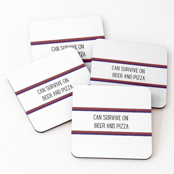 Item preview, Can Survive On Beer And Pizza designed and sold by YourTeeMan.