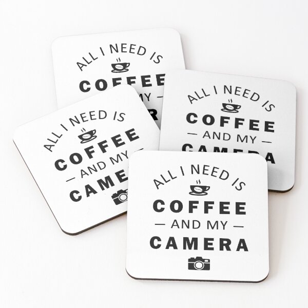 Item preview, All i need is coffee and my camera designed and sold by Asa-design.