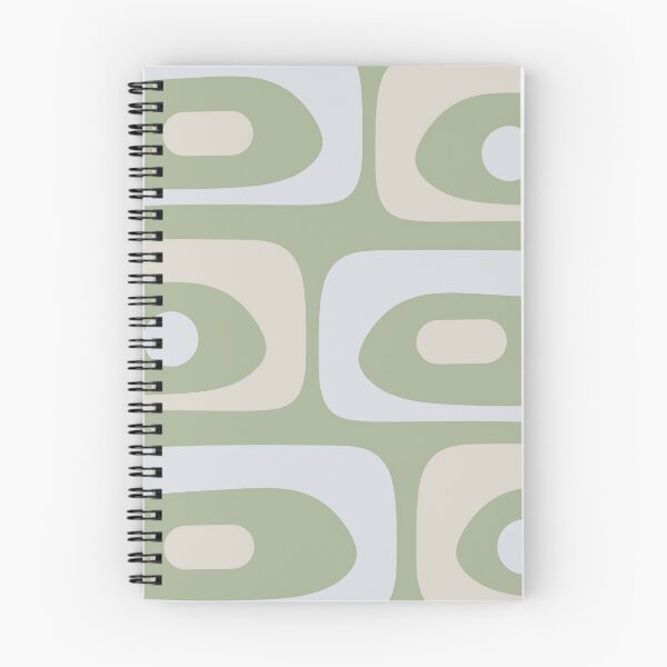 Item preview, Mid Century Modern Piquet Abstract Pattern in Sage Green, Almond Beige, and Light Silver Grey designed and sold by kierkegaard.