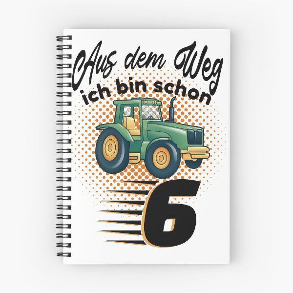 Artikelvorschau, Kinder 6 Jahre Geburtstag Traktor entworfen und verkauft von pirminio.