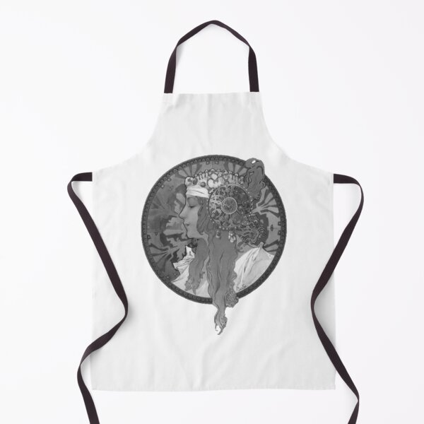 Item preview, Alphonse mucha design, black, white designed and sold by Vivanne-art.